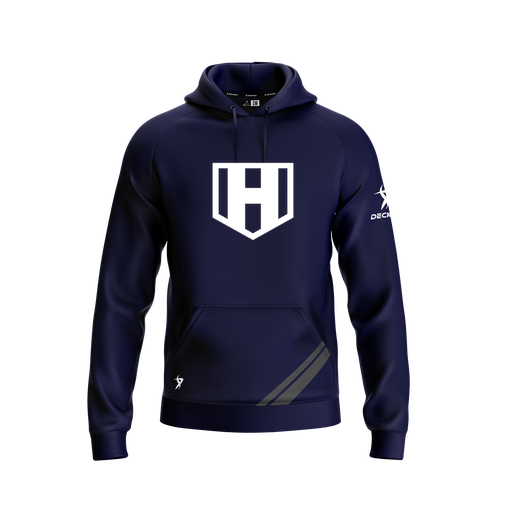 [FOLHSMNV-YXS-LOGO2] Decker Summit Hoodie (Youth XS, Navy, Logo 2)