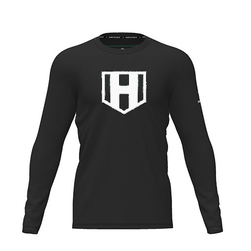 [FTLCDFBK-YXS-LOGO2] Dri Fit Performance T-Shirt (Youth XS, Black, Logo 2, Long Sleeve)