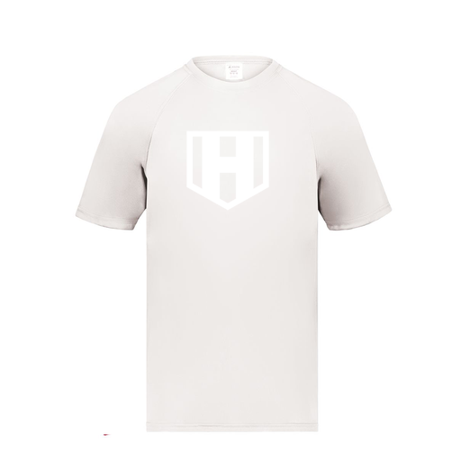 [2790.005.S-LOGO2] Men's Smooth Sport T-Shirt (Adult S, White, Logo 2)