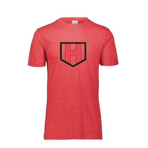 [FTSCUBRD-AS-LOGO1] Decker Men's Tri-Blend T-Shirt - Short Sleeve (Adult S, Red, Logo 1)