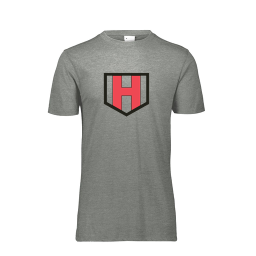 [FTSCUBGY-YS-LOGO1] Decker Youth Tri-Blend T-Shirt - Short Sleeve (Youth S, Gray, Logo 1)