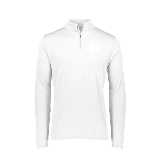 [FTLQFLWH-FAXS-LOGO2] Decker Women's Flex-Lite 1/4 Zip Shirt (Female Adult XS, White, Logo 2)