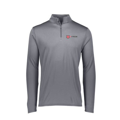 [FTLQFLGY-FAXS-LOGO3] Decker Women's Flex-Lite 1/4 Zip Shirt (Female Adult XS, Gray, Logo 3)