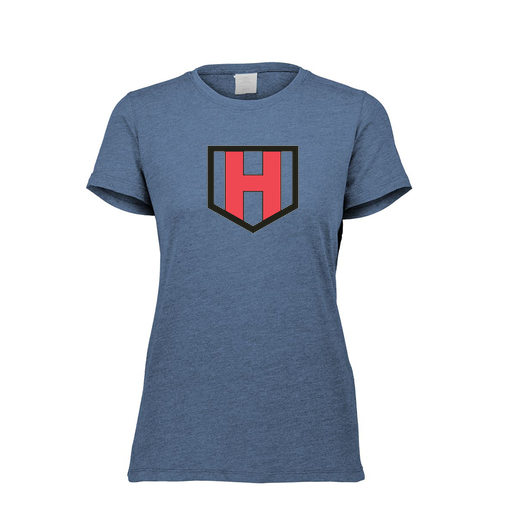 [3067.U22.XS-LOGO1] Ladies Ultra-blend T-Shirt (Female Adult XS, Navy, Logo 1)