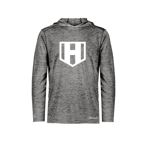 [FOLHCGBK-AS-LOGO2] Decker Men's Charge Hoodie (Adult S, Black, Logo 2)