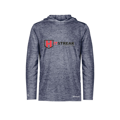 [FOLHCGNV-YS-LOGO3] Decker Youth Charge Hoodie (Youth S, Navy, Logo 3)