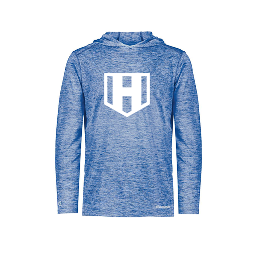 [FOLHCGRY-YS-LOGO2] Decker Youth Charge Hoodie (Youth S, Royal, Logo 2)