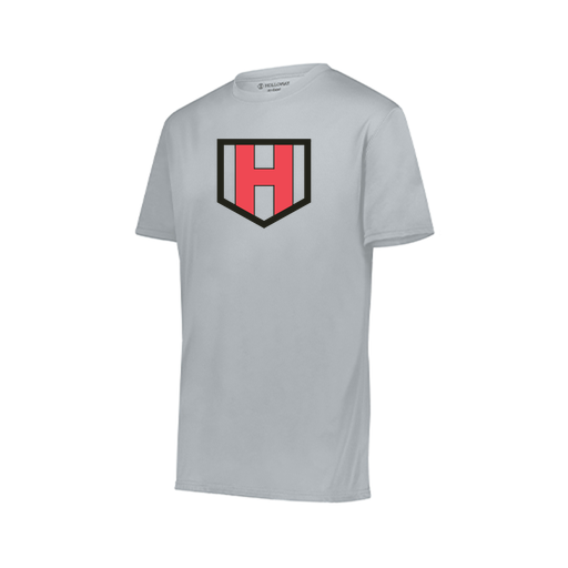 [222818.099.S-LOGO1] Men's Movement Dri Fit Shirt (Adult S, Silver, Logo 1)