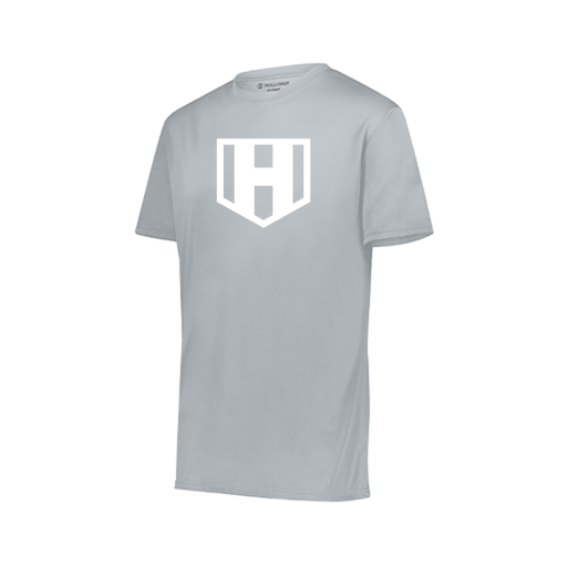[222818.099.S-LOGO2] Men's Movement Dri Fit Shirt (Adult S, Silver, Logo 2)