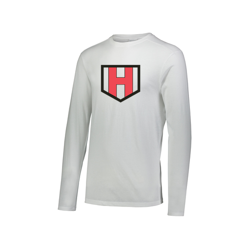 [3075.005.XS-LOGO1] Men's LS Ultra-blend T-Shirt (Adult XS, White, Logo 1)