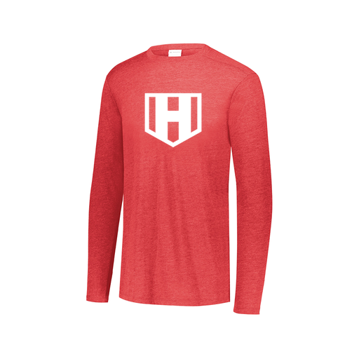 [3075.V96.XS-LOGO2] Men's LS Ultra-blend T-Shirt (Adult XS, Red, Logo 2)