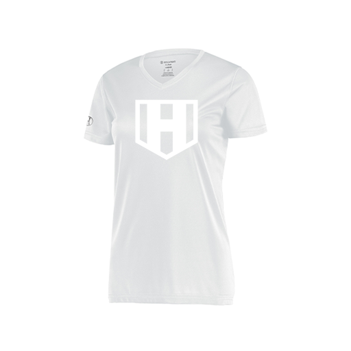 [222820.005.S-LOGO2] Ladies Movement Dri Fit Shirt (Female Adult S, White, Logo 2)