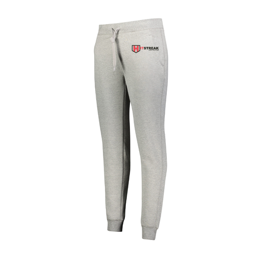 [229748.017.XS-LOGO3] Ladies 60/40 Fleece Jogger (Female Adult XS, Silver, Logo 3)